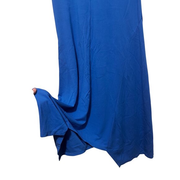 Soft Surroundings Asymmetrical Long Maxi Dress Womens XL Blue Lagenlook Coastal - Picture 10 of 12